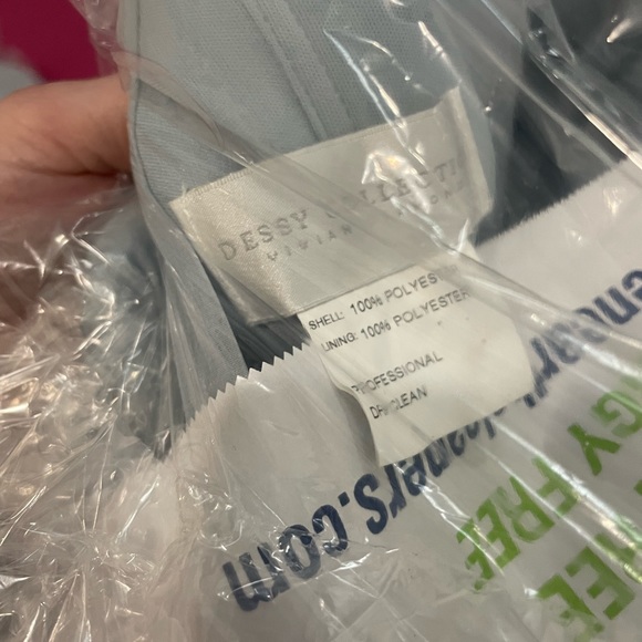 DESSY COLLECTION Tie-Strap Chiffon Gown - Picture 5 of 5